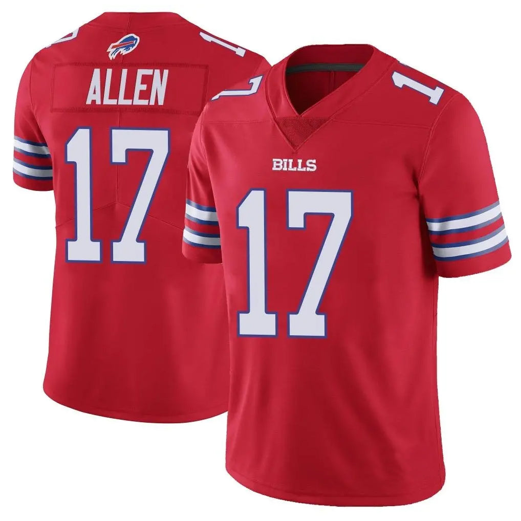 Parkc B.Bills #17 Josh Allen Player Red Vapor Untouchable Limited Home Game Stitched Jerseys
