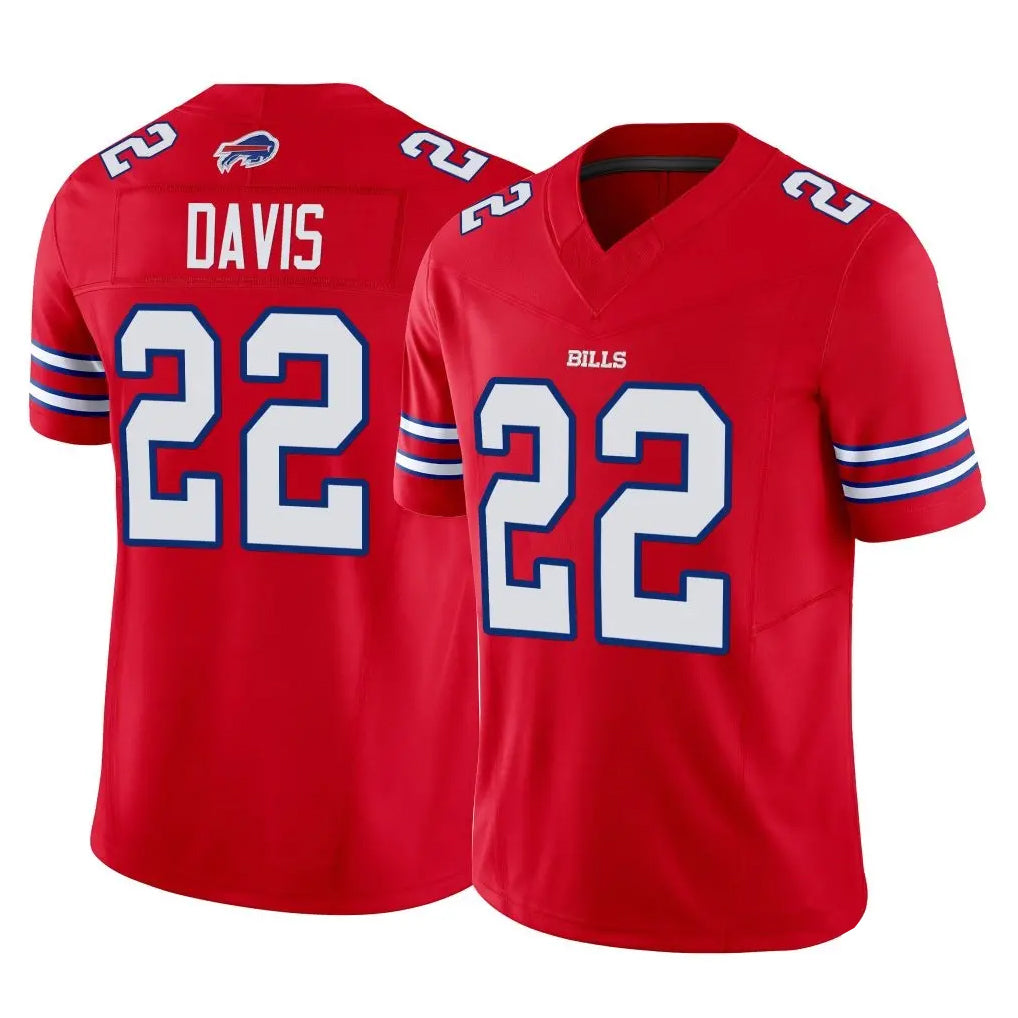 Parkc B.Bills #22 Ray Davis Player Red Vapor F.U.S.E. Limited Stitched Jerseys