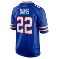 Parkc B.Bills #22 Ray Davis Player Royal Home Game Stitched Jerseys