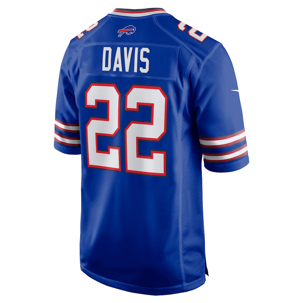 Parkc B.Bills #22 Ray Davis Player Royal Home Game Stitched Jerseys