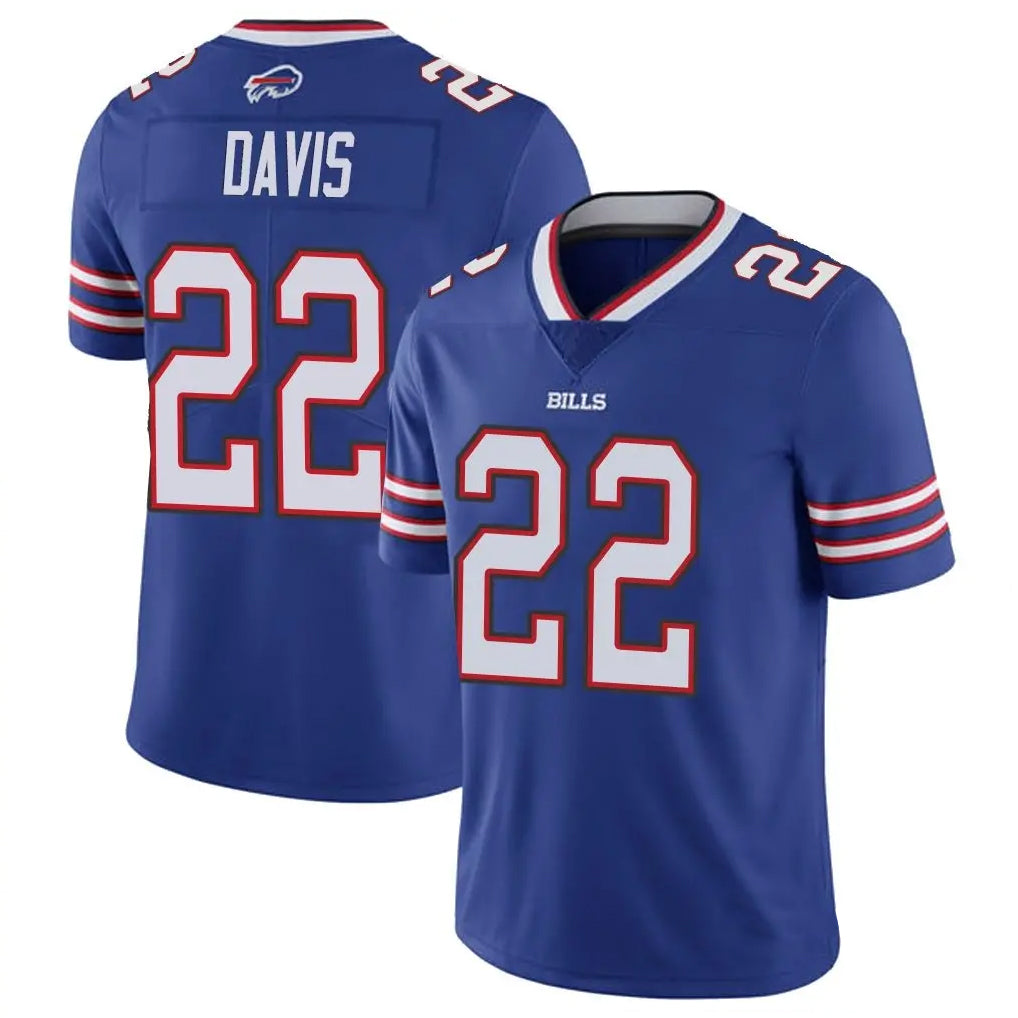 Parkc B.Bills #22 Ray Davis Player Royal Vapor Limited Stitched Jerseys