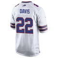 Parkc B.Bills #22 Ray Davis Player White Home Game Stitched Jerseys