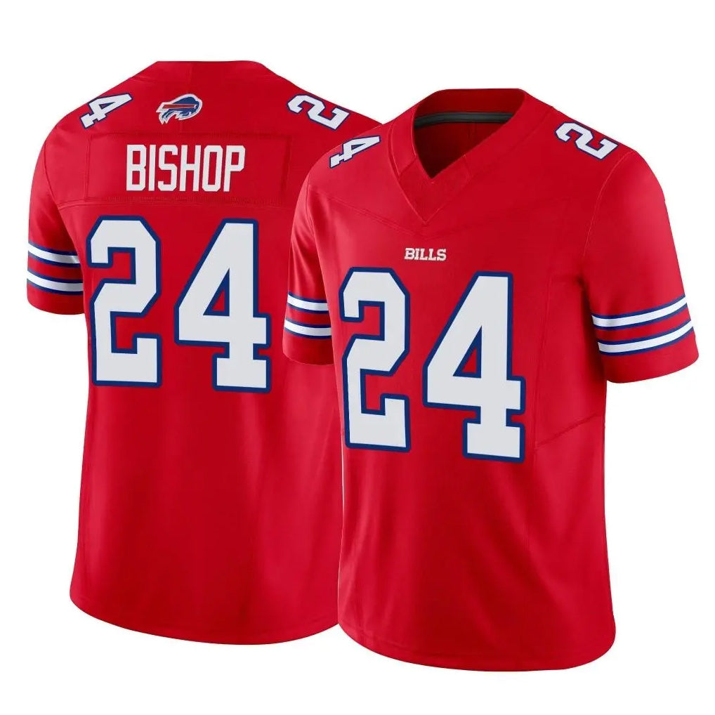 Parkc B.Bills #24 Cole Bishop Player Red Vapor F.U.S.E. Limited Stitched Jerseys