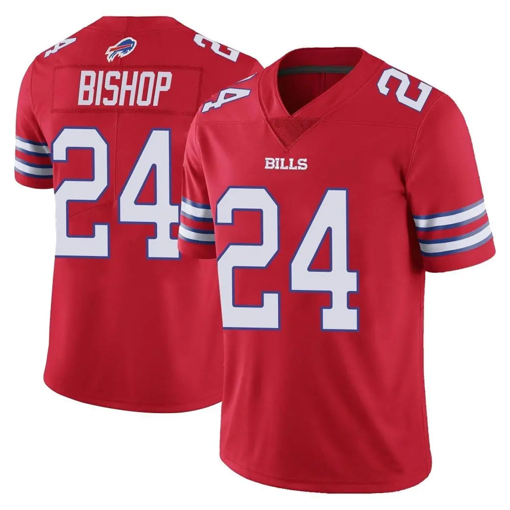 Parkc B.Bills #24 Cole Bishop Player Red Vapor Untouchable Limited Home Game Stitched Jerseys