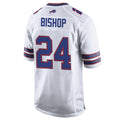Parkc B.Bills #24 Cole Bishop Player White Home Game Stitched Jerseys