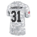 Parkc B.Bills #31 Maxwell Hairston Player Arctic Camo Salute to Service Limited Stitched Jerseys
