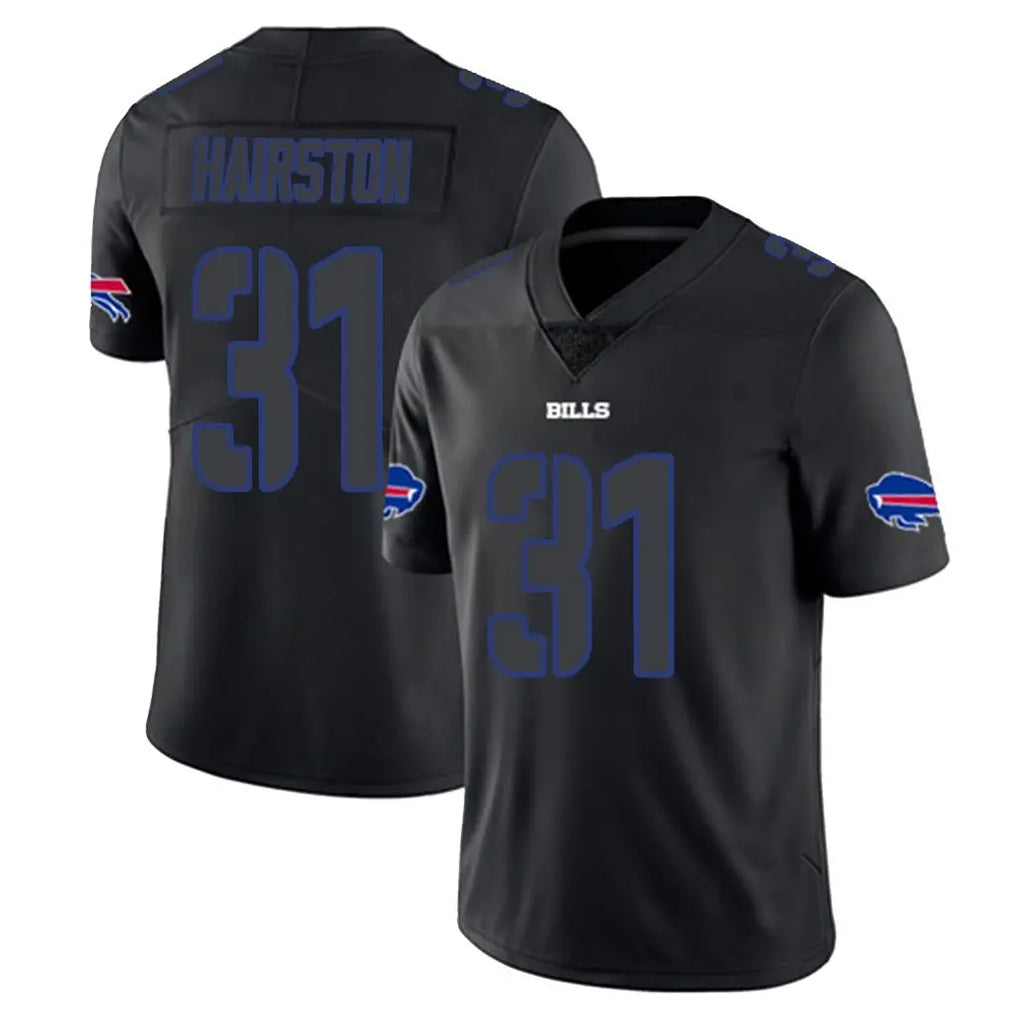 Parkc B.Bills #31 Maxwell Hairston Player Black Impact Limited Home Game Stitched Jerseys