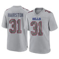 Parkc B.Bills #31 Maxwell Hairston Player Gray Fashion Home Game Stitched Jerseys