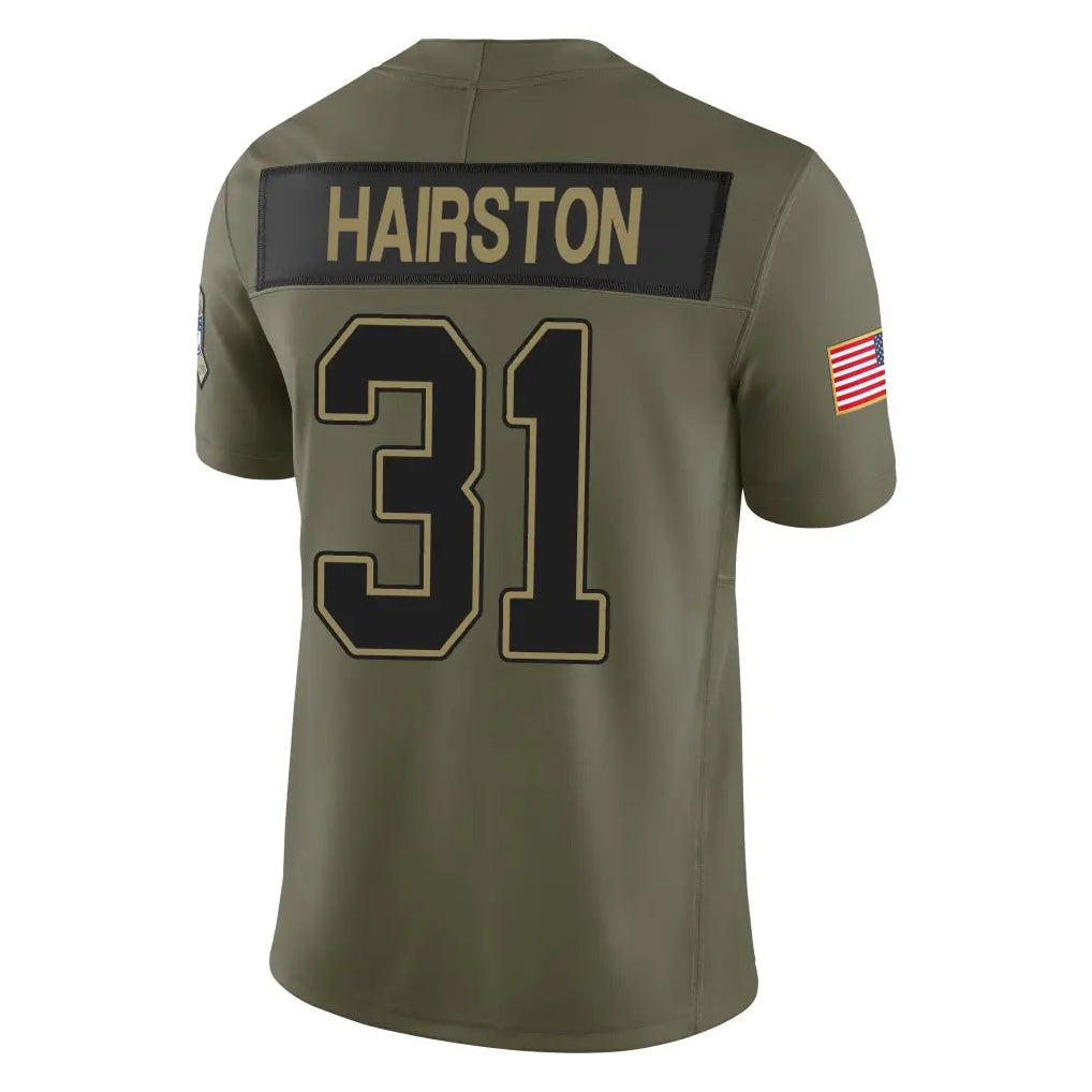 Parkc B.Bills #31 Maxwell Hairston Player Olive Salute To Service Limited Home Game Stitched Jerseys