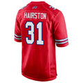 Parkc B.Bills #31 Maxwell Hairston Player Red Home Game Stitched Jerseys