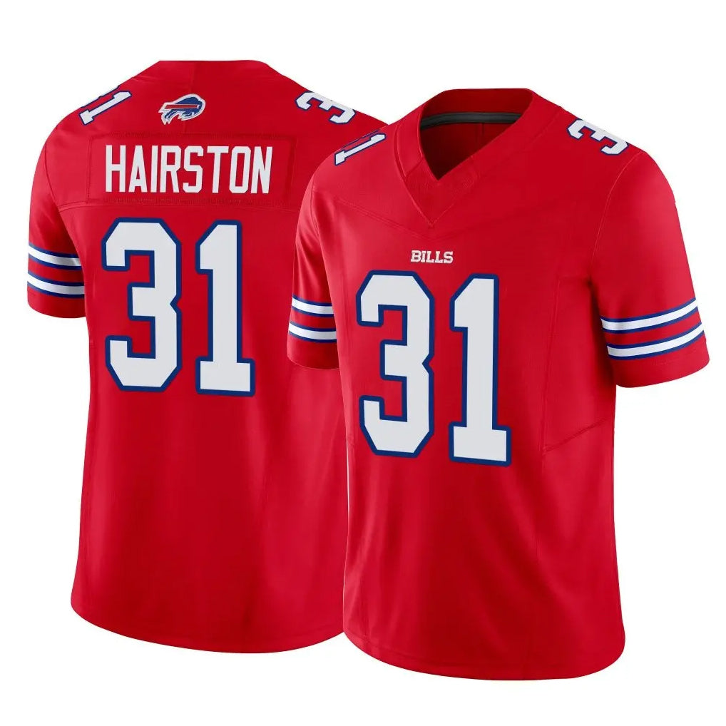Parkc B.Bills #31 Maxwell Hairston Player Red Vapor F.U.S.E. Limited Home Game Stitched Jerseys