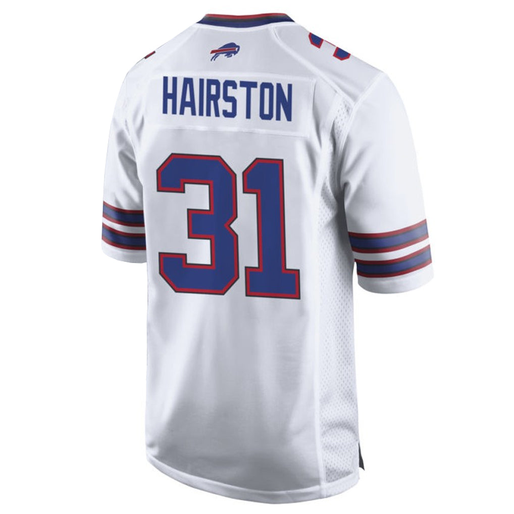 Parkc B.Bills #31 Maxwell Hairston Player White Home Game Stitched Jerseys