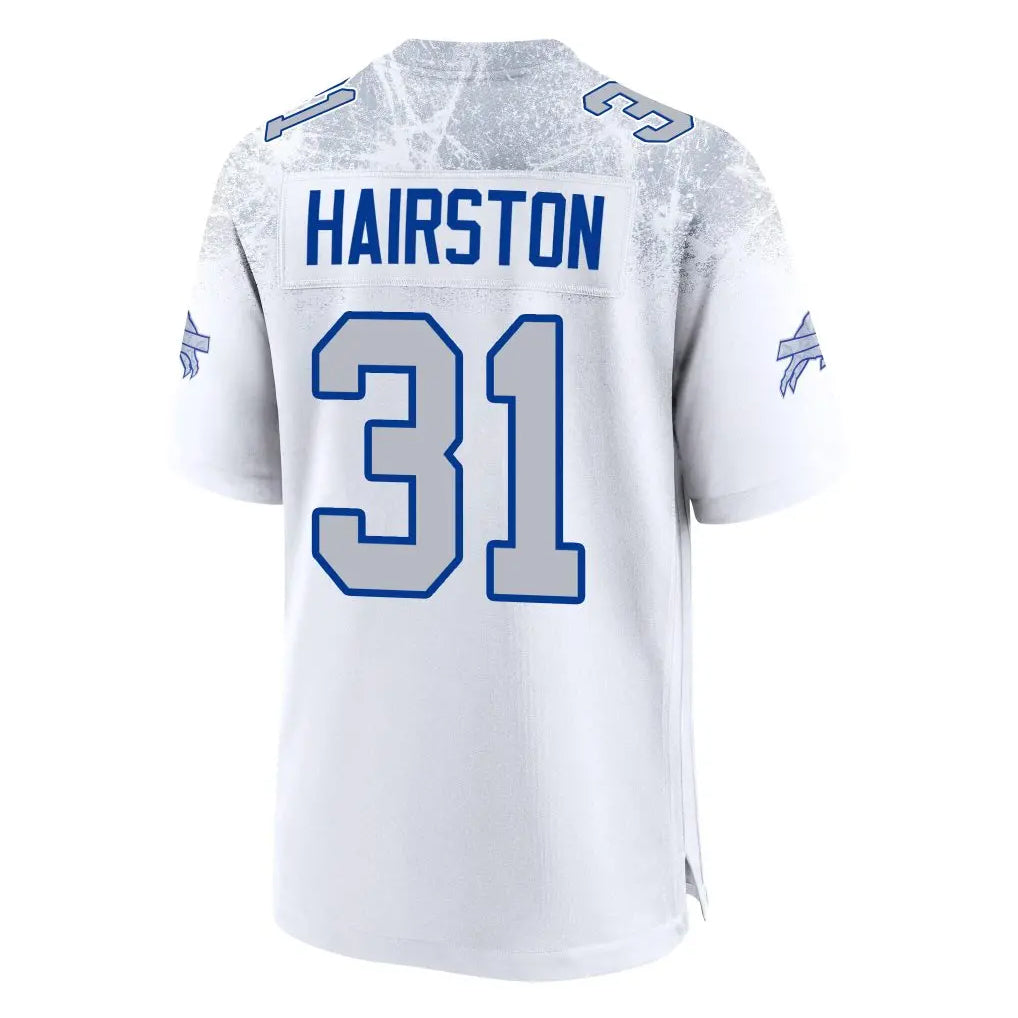 Parkc B.Bills #31 Maxwell Hairston Player White Rivalries Collection Game Stitched Jerseys