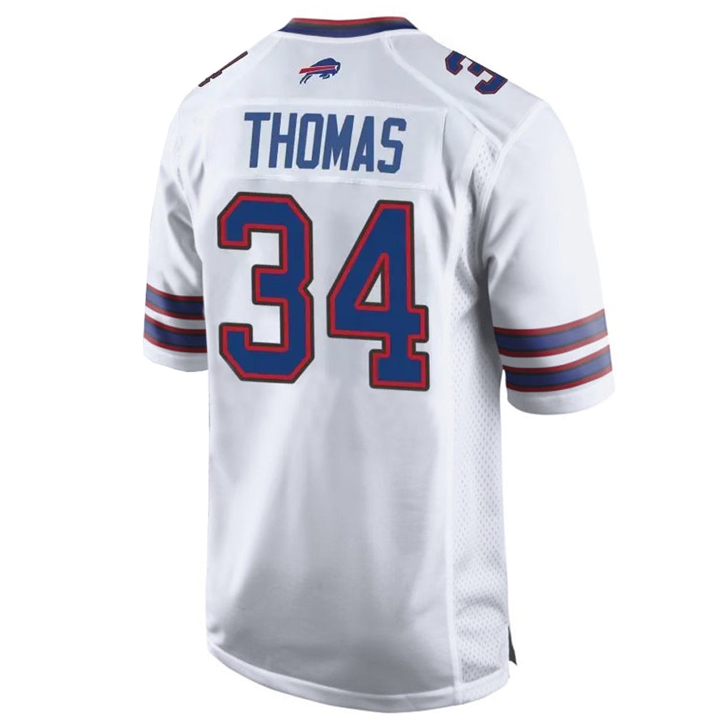 Parkc B.Bills #34 Thurman Thoma Player White Home Game Stitched Jerseys