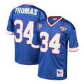 Parkc B.Bills #34 Thurman Thomas Player Royal Mitchell & Ness 1985 Throwback Retired Stitched Jerseys
