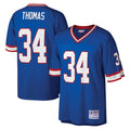 Parkc B.Bills #34 Thurman Thomas Player Royal Mitchell & Ness Legacy Replica Stitched Jerseys