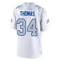 Parkc B.Bills #34 Thurman Thomas Player White Rivalries Collection Game Stitched Jerseys