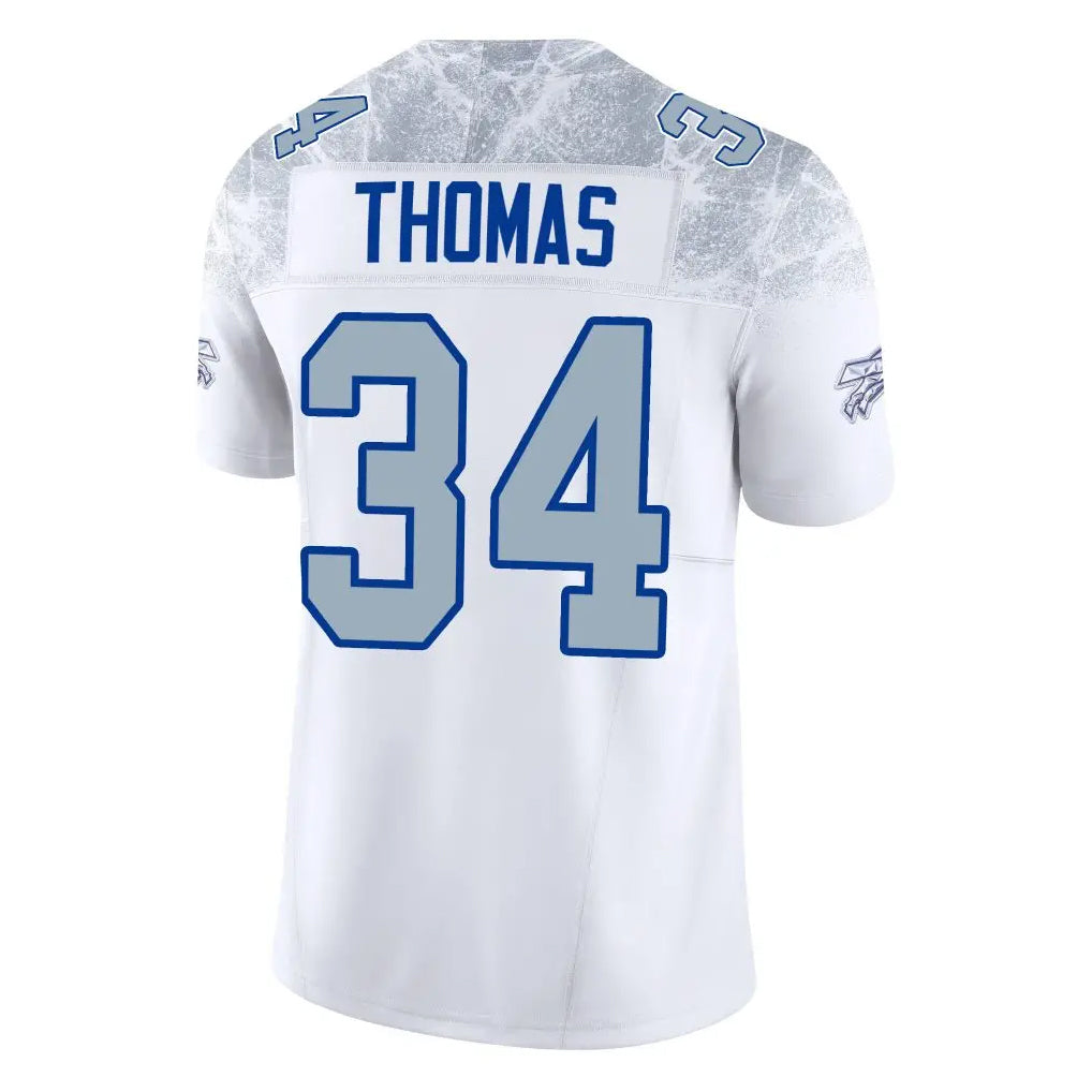 Parkc B.Bills #34 Thurman Thomas Player White Rivalries Collection Vapor Limited Stitched Jerseys