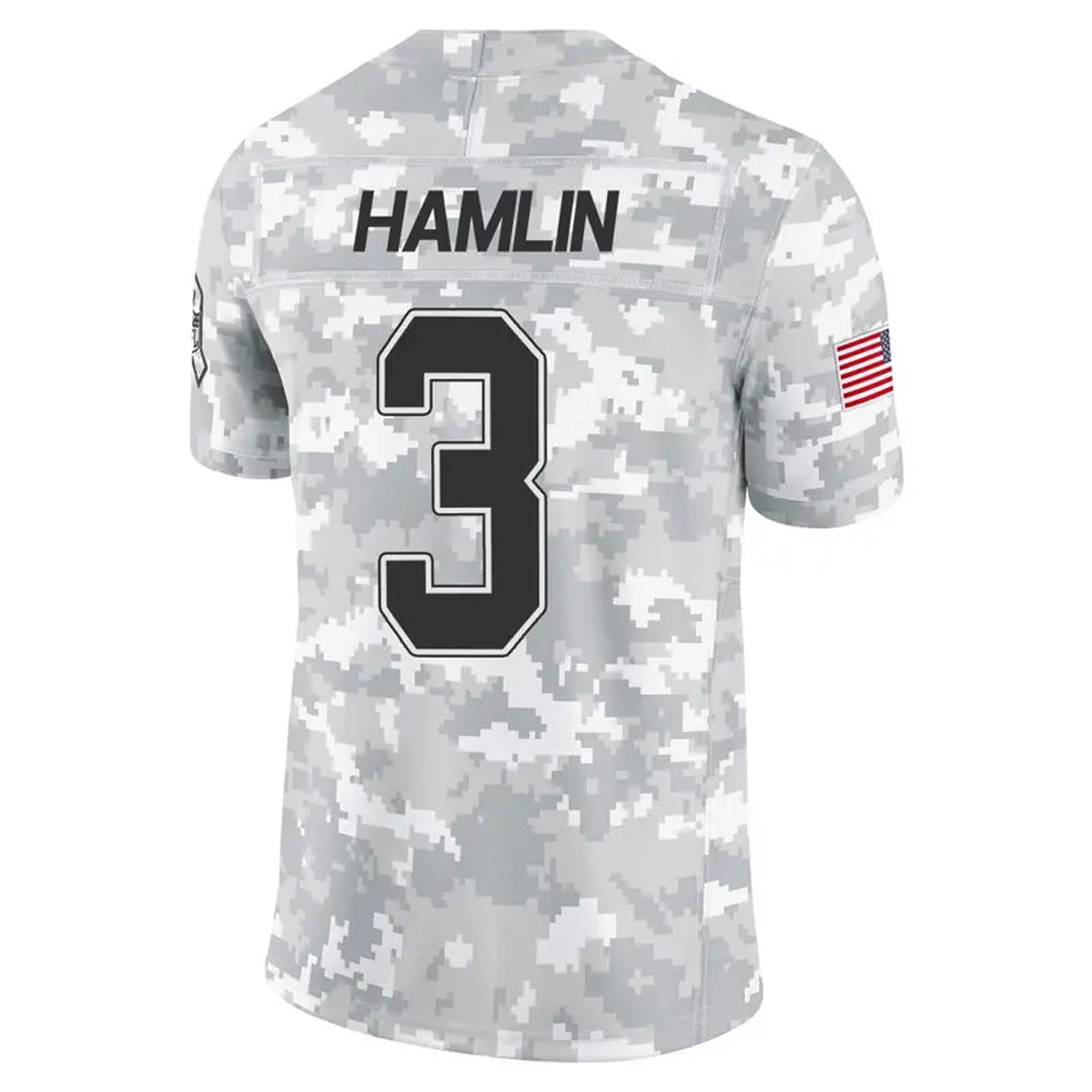Parkc B.Bills #3 Damar Hamlin Player Arctic Camo Salute to Service Limited Stitched Jerseys