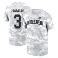 Parkc B.Bills #3 Damar Hamlin Player Arctic Camo Salute to Service T-Shirt Hoodies Stitched Jerseys