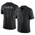 Parkc B.Bills #3 Damar Hamlin Player Black RFLCTV Limited Stitched Jerseys