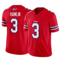 Parkc B.Bills #3 Damar Hamlin Player Red Vapor F.U.S.E. Jersey Limited Home Game Stitched Jerseys