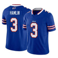 Parkc B.Bills #3 Damar Hamlin Player Royal Vapor F.U.S.E. Limited Home Game Stitched Jerseys