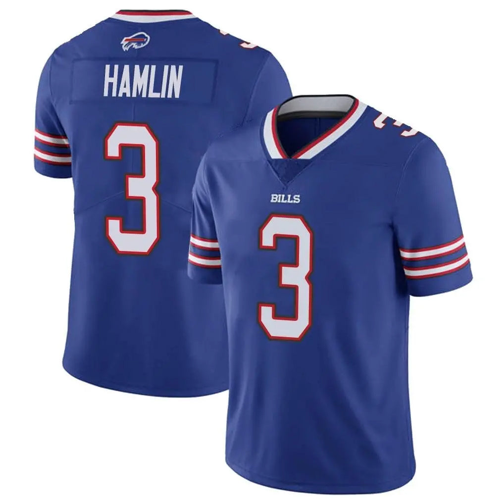 Parkc B.Bills #3 Damar Hamlin Player Royal Vapor Untouchable Limited Stitched Jerseys