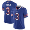 Parkc B.Bills #3 Damar Hamlin Player Royal Vapor Untouchable Limited Stitched Jerseys