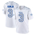 Parkc B.Bills #3 Damar Hamlin Player White Rivalries Collection Home Game Stitched Jerseys