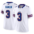 Parkc B.Bills #3 Damar Hamlin Player White Vapor F.U.S.E. Limited Stitched Jerseys