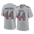 Parkc B.Bills #44 Joe Andreessen Player Gray Fashion Home Game Stitched Jerseys