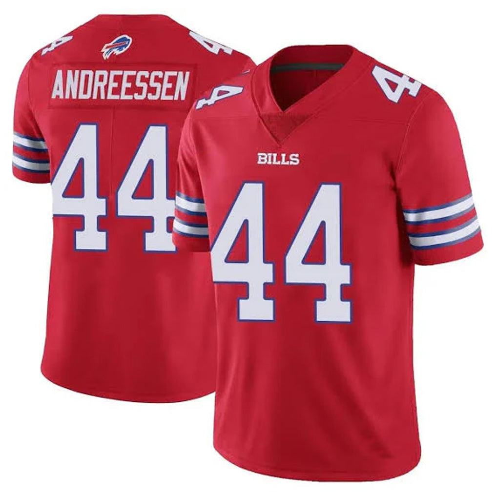 Parkc B.Bills #44 Joe Andreessen Player Red Vapor Untouchable Limited Stitched Jerseys