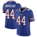 Parkc B.Bills #44 Joe Andreessen Player Royal Vapor Untouchable Limited Stitched Jerseys