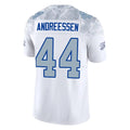 Parkc B.Bills #44 Joe Andreessen Player White Rivalries Collection Vapor Limited Stitched Jerseys