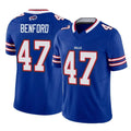 Parkc B.Bills #47 Christian Benford Player Royal Vapor F.U.S.E. Limited Home Game Stitched Jerseys