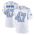 Parkc B.Bills #47 Christian Benford Player White Rivalries Collection Limited Stitched Jerseys