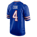 Parkc B.Bills #4 James Cook III Player Royal Home Game Stitched Jerseys