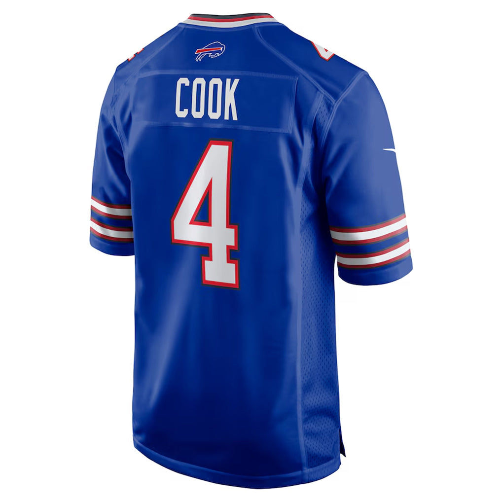 Parkc B.Bills #4 James Cook III Player Royal Home Game Stitched Jerseys