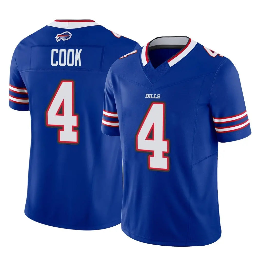 Parkc B.Bills #4 James Cook III Player Royal Vapor F.U.S.E. Limited Home Game Stitched Jerseys