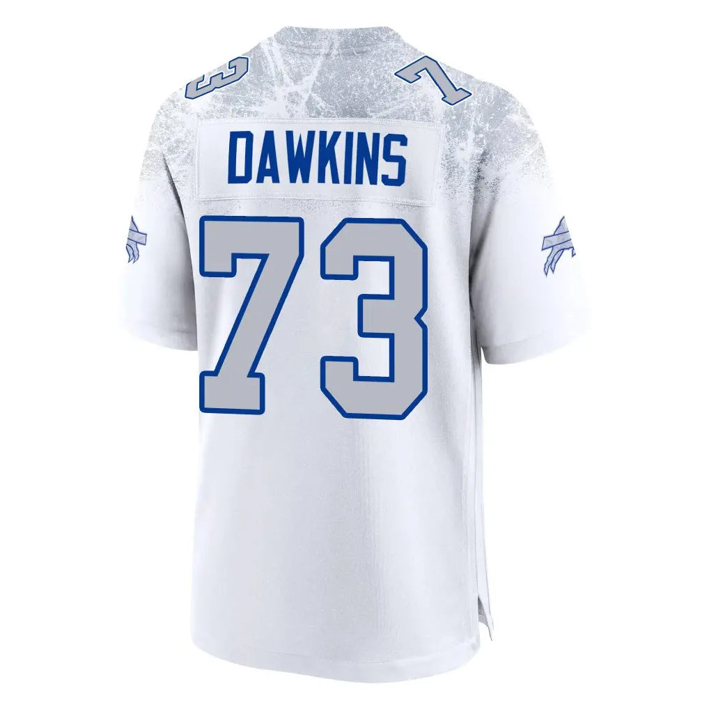 Parkc B.Bills #73 Dion Dawkins Benford Player White Rivalries Collection Limited Stitched Jerseys