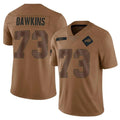 Parkc B.Bills #73 Dion Dawkins Player Brown Salute To Service Limited Stitched Jerseys
