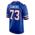 Parkc B.Bills #73 Dion Dawkins Player Royal Home Game Stitched Jerseys
