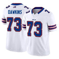 Parkc B.Bills #73 Dion Dawkins Player White Vapor F.U.S.E. Limited Home Game Stitched Jerseys