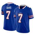 Parkc B.Bills #7 Ray Davis Player Royal Vapor F.U.S.E. Limited Game Stitched Jerseys