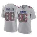Parkc B.Bills #86 Dalton Kincaid Player Gray Fashion Home Game Stitched Jerseys