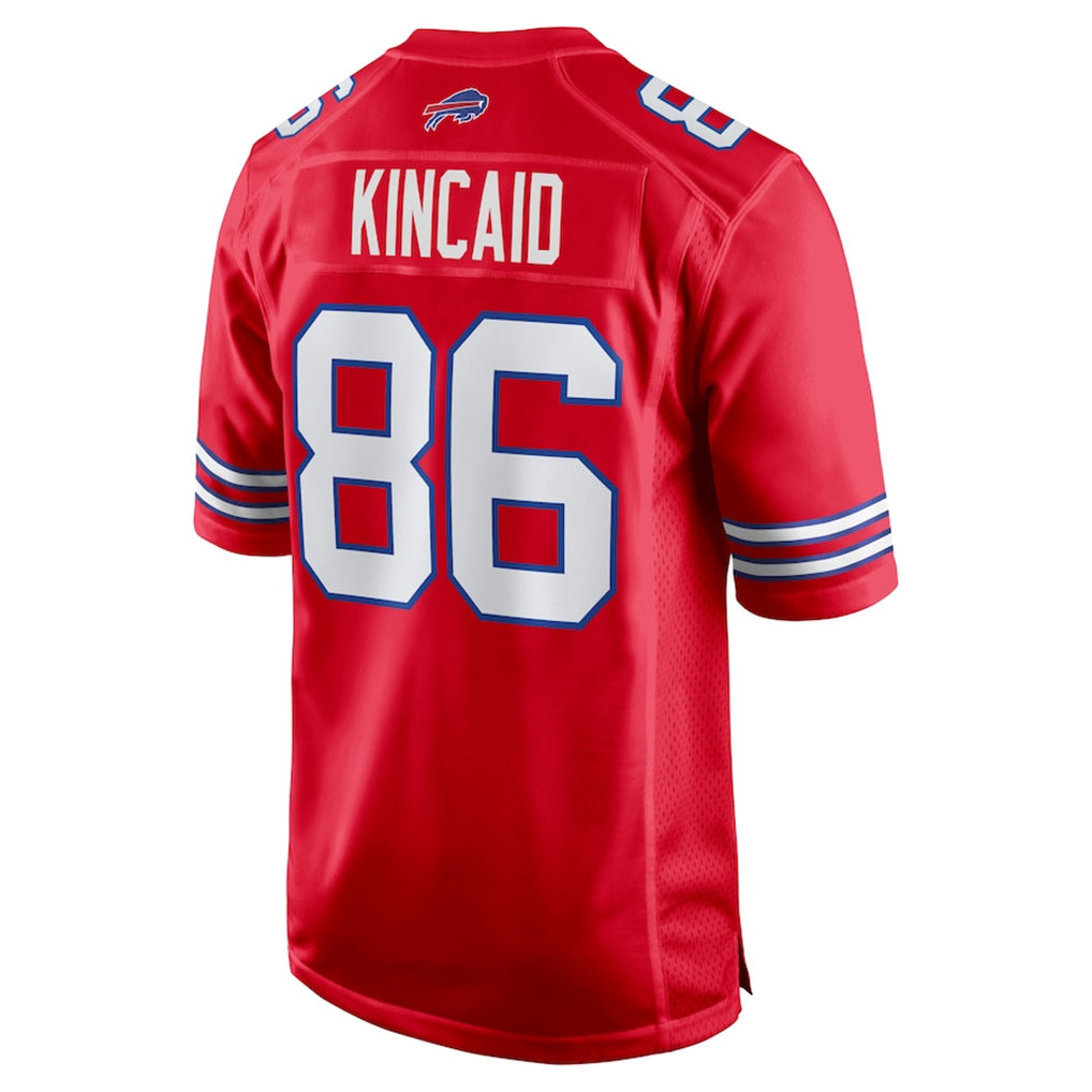 Parkc B.Bills #86 Dalton Kincaid Player Red Home Game Stitched Jerseys