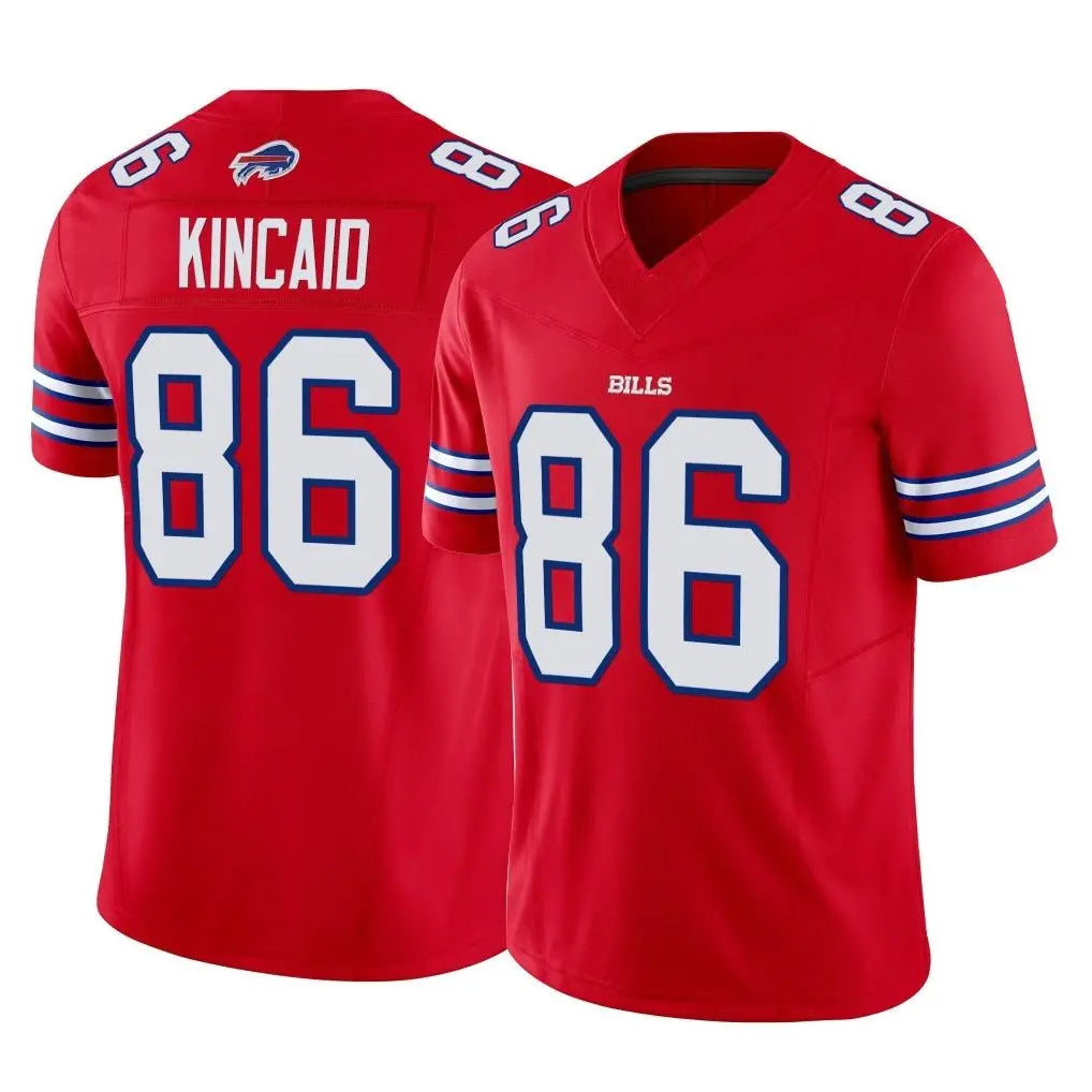 Parkc B.Bills #86 Dalton Kincaid Player Red Vapor F.U.S.E. Limited Home Game Stitched Jerseys