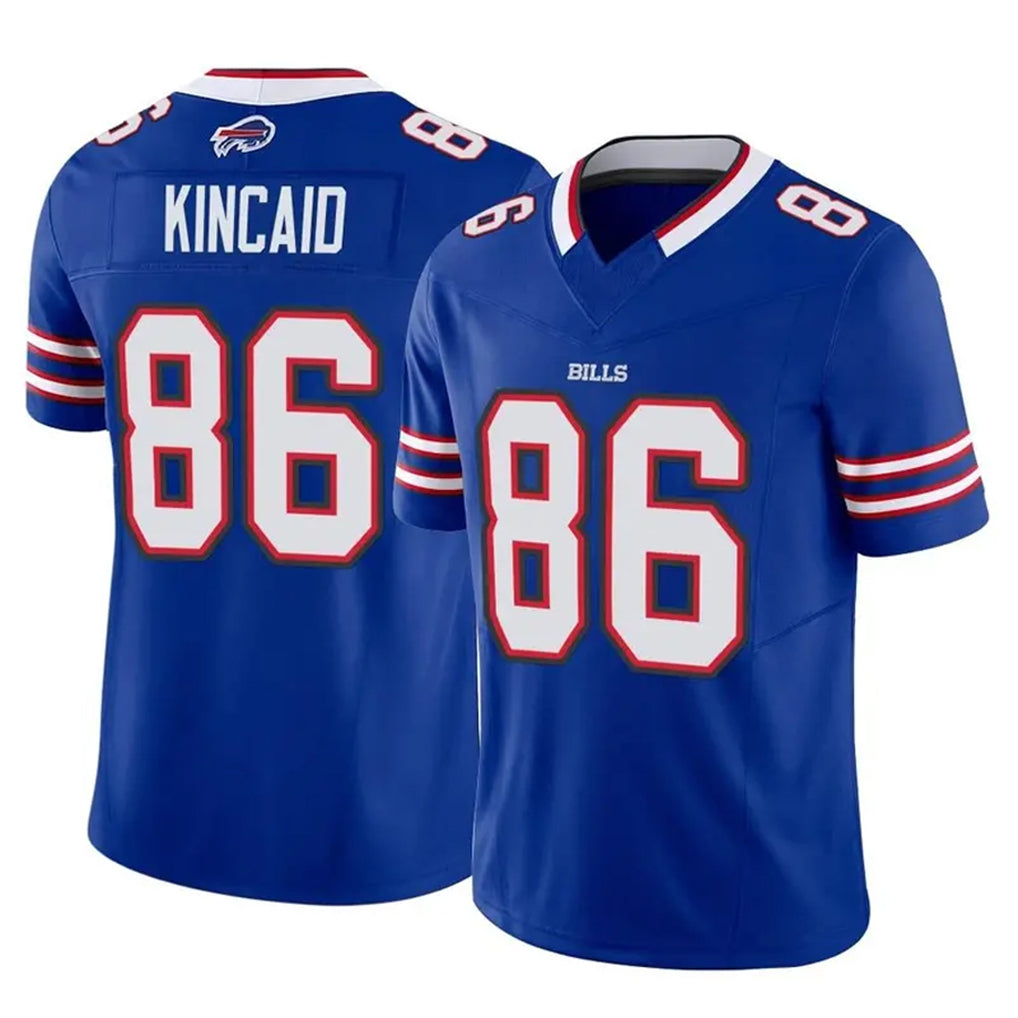 Parkc B.Bills #86 Dalton Kincaid Player Royal Vapor F.U.S.E. Limited Home Game Stitched Jerseys
