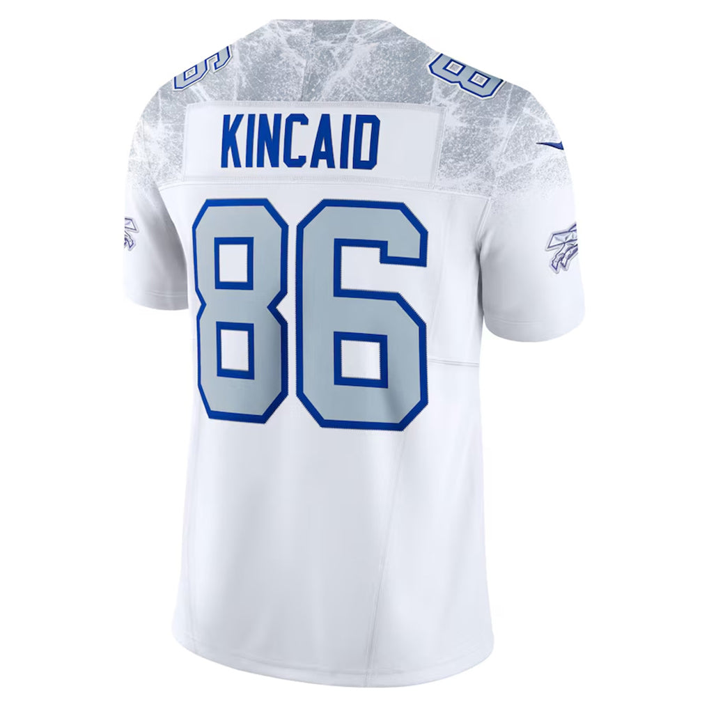 Parkc B.Bills #86 Dalton Kincaid Player White Rivalries Collection Vapor Limited Stitched Jerseys